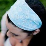 Pale Blue Swirls Headband, ..