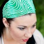 Green Headband, Spring Hair..