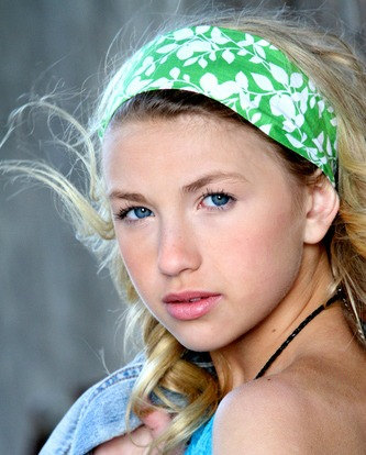Wide Stretch Womens/Teens Headband, Workout Hairband, Green Pattern Bandana- Green Leaf Print